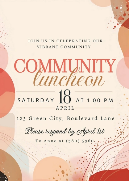 Community Luncheon