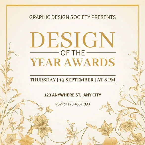 Design Awards Invitation