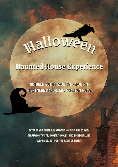 Halloween Haunted House Event