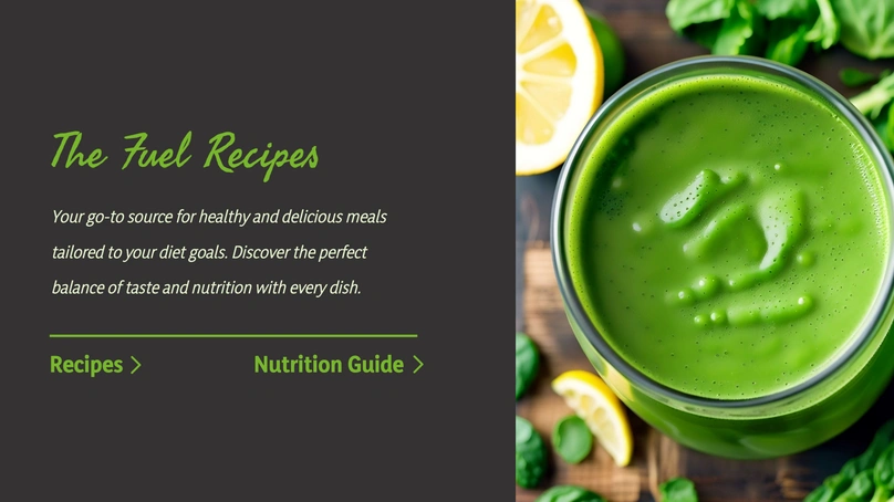 Healthy Recipes and Nutrition Guide