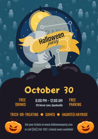 Halloween Event Invitation