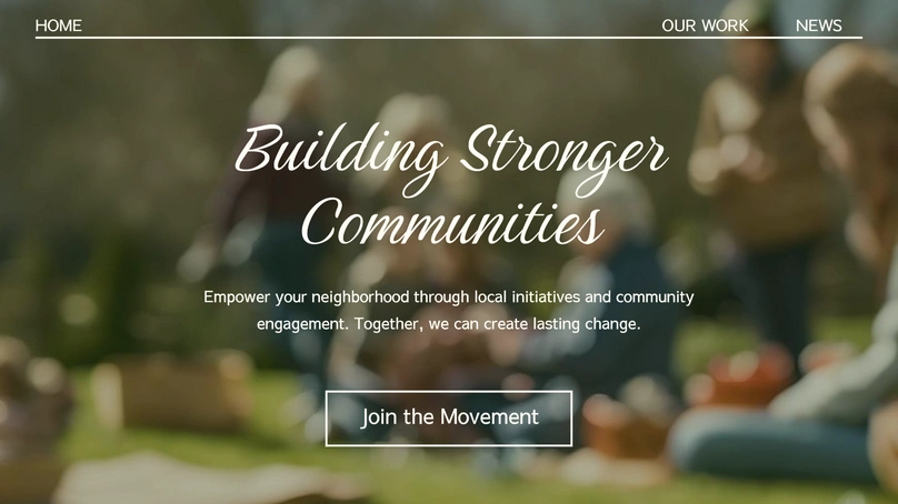 Empowerment through local community involvement