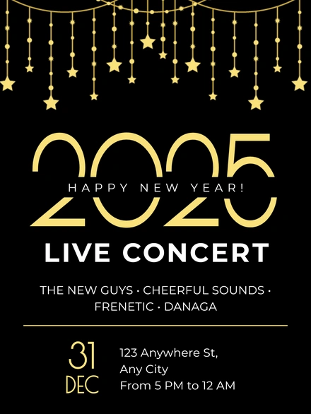 New Year Concert Invitation