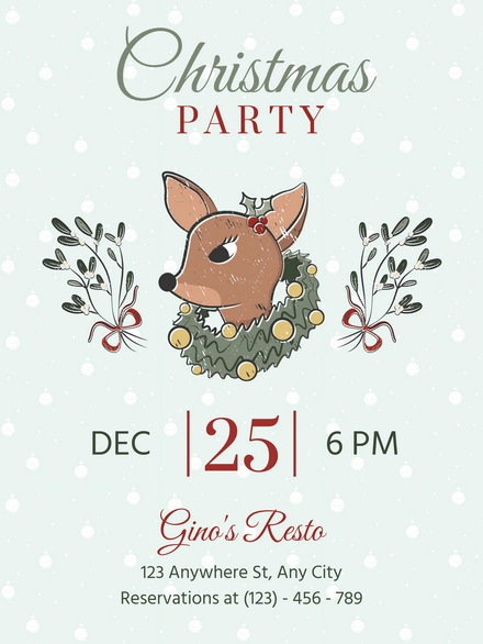 Christmas Party Invitation