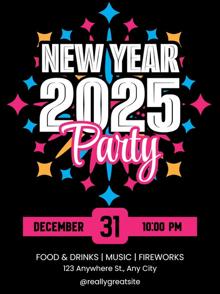 New Year Party Invitation