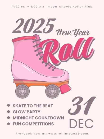 New Year Roller Skating Event