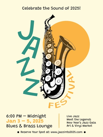 Jazz festival announcement