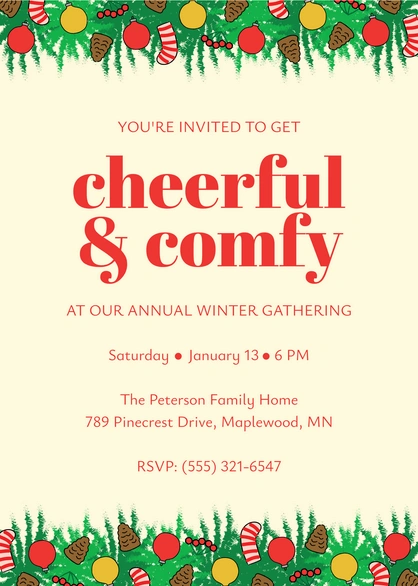 Invitation to Winter Gathering