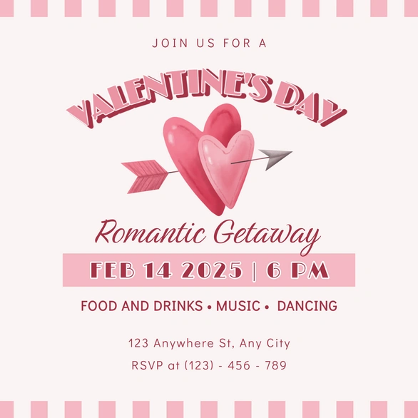 Valentine's Day Event Invitation