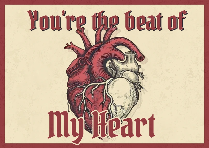 Anatomical Heart Illustration