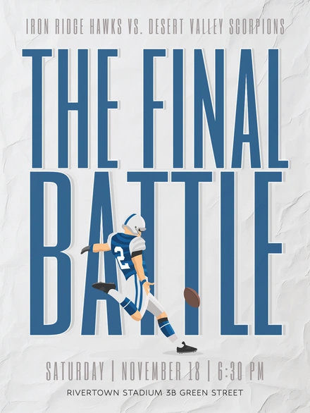 Football Event Poster