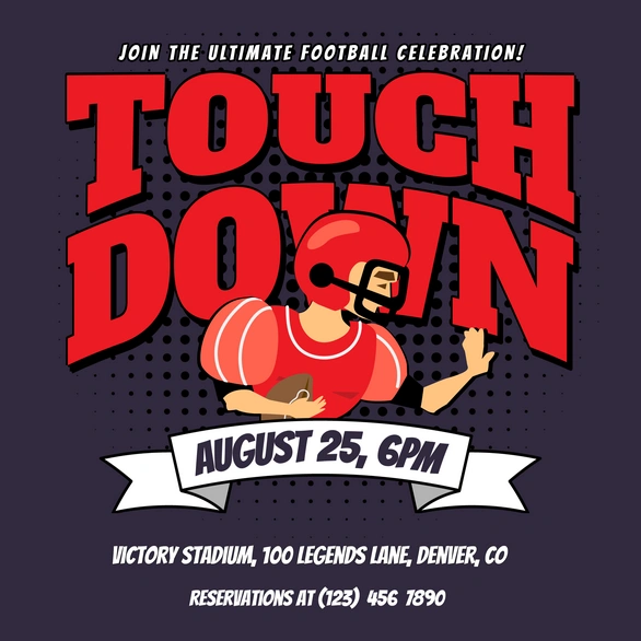Football event promotion