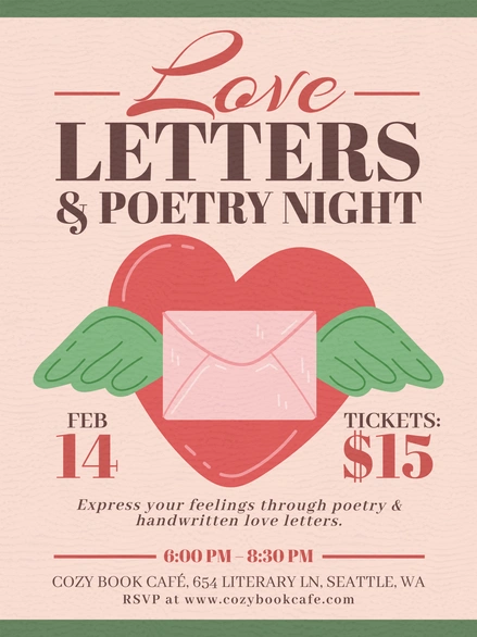 Love Letters & Poetry Night