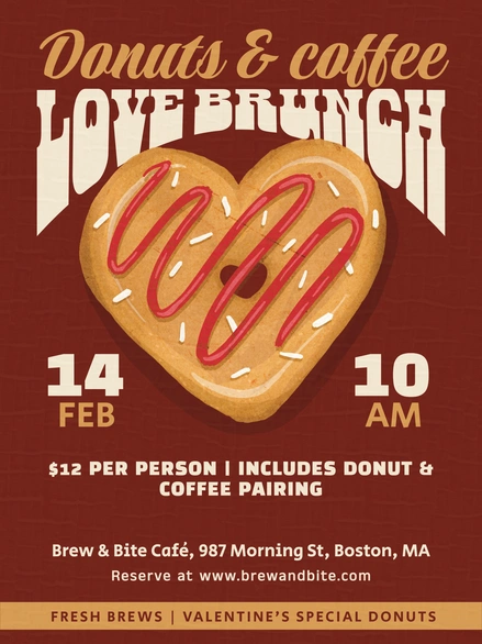 Valentine's Day Brunch Invitation