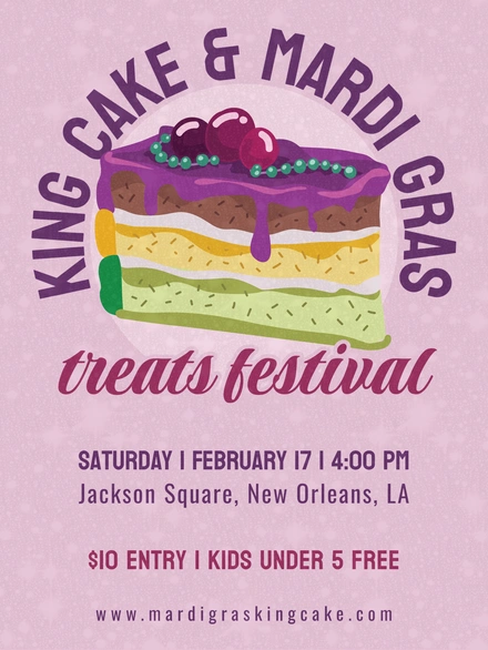 Mardi Gras Festival Poster