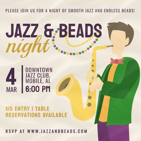 Jazz & Beads Night Event