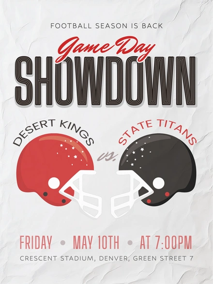 Football Match Announcement