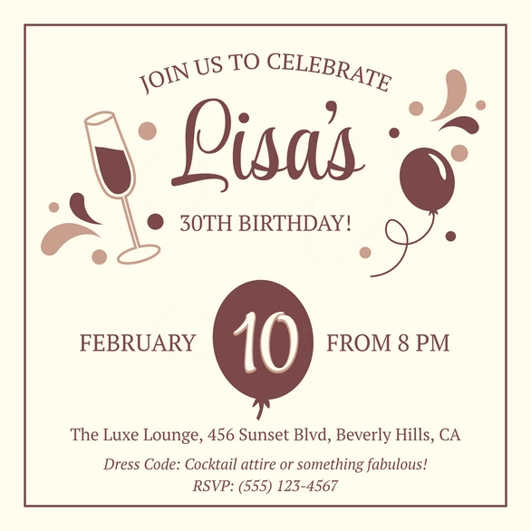 30th Birthday Celebration