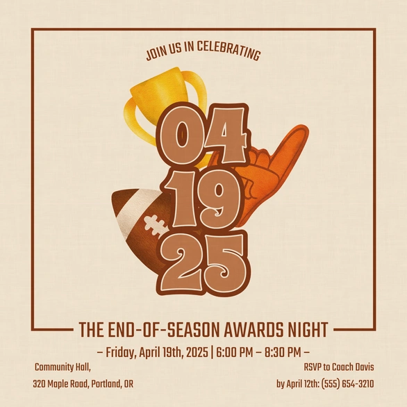 End-of-Season Awards Celebration