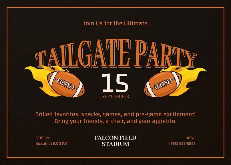 Tailgate Party Event
