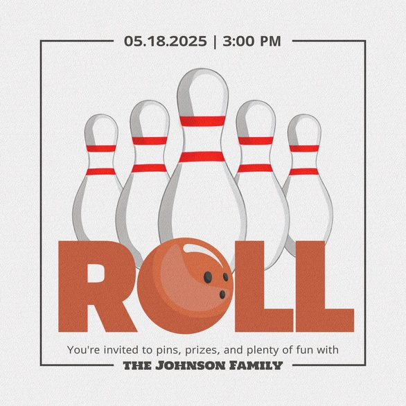 Family Bowling Event