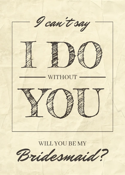 Bridesmaid Proposal