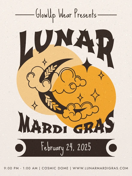 Lunar Mardi Gras Event