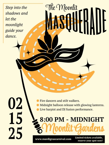 Evening Masquerade Event