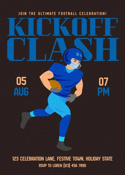 Football Event Invitation