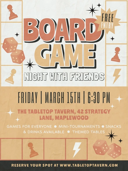 Board Game Night with Friends