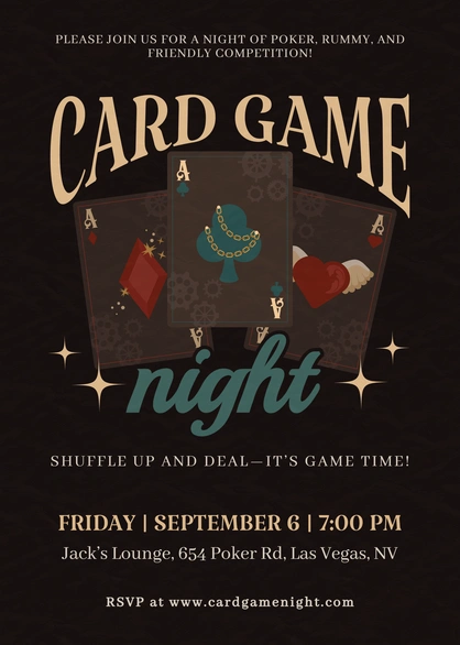 Card Game Night Event
