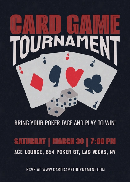 Card Game Tournament Announcement