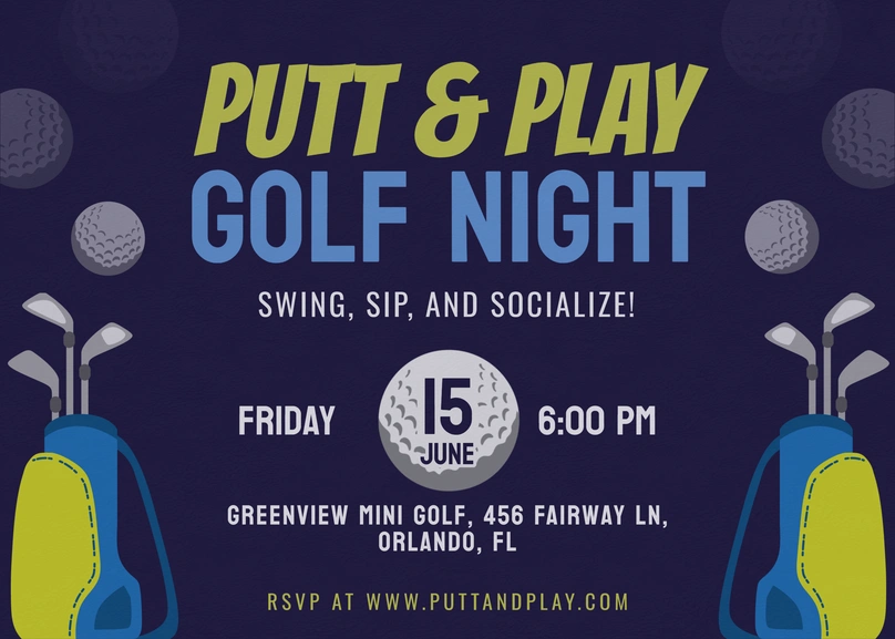 Invitation to a Golf Event
