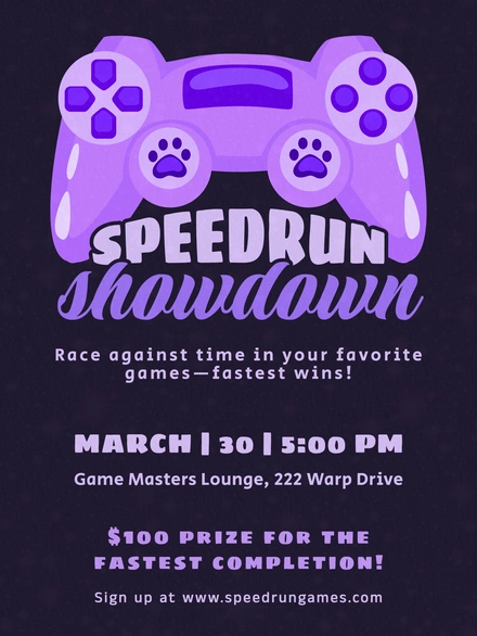 Speedrun Showdown Event