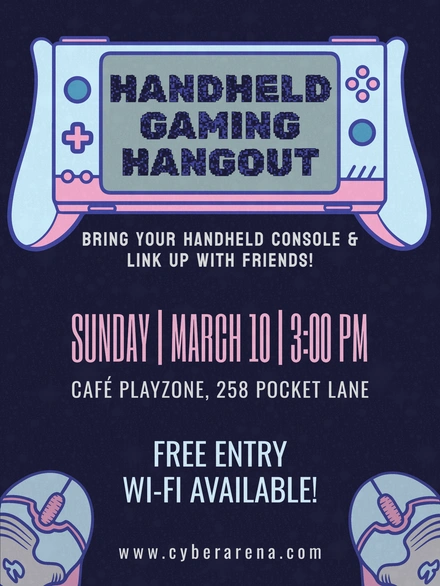 Gaming Event Announcement