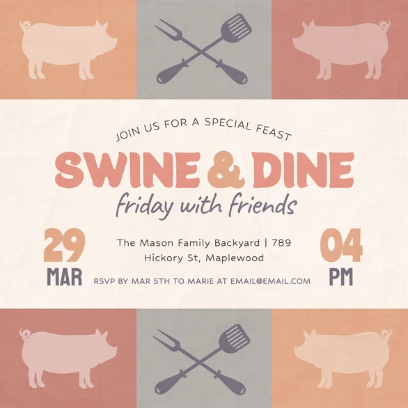 Backyard Feasting Event