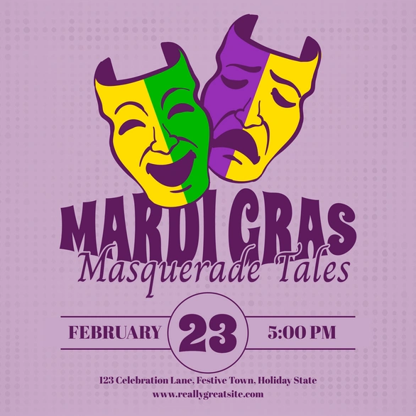 Mardi Gras Event Announcement