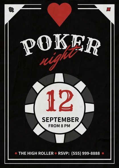 Poker Night Announcement