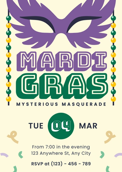 Mardi Gras Masquerade