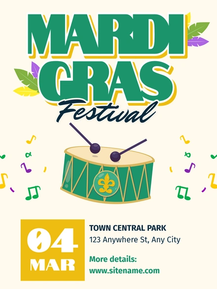 Mardi Gras Event Promotion