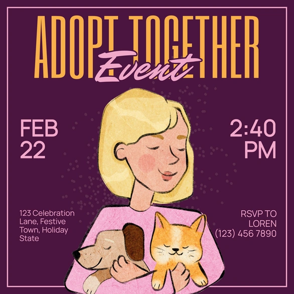 Adoption Event Invitation