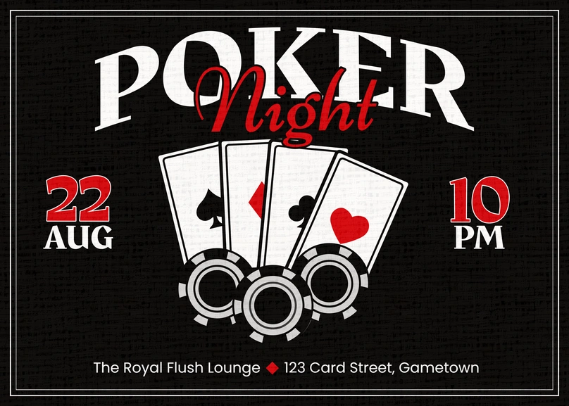 Poker Night Event