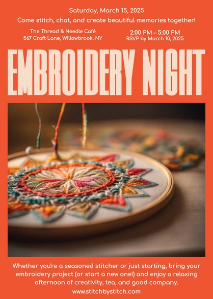 Embroidery Night