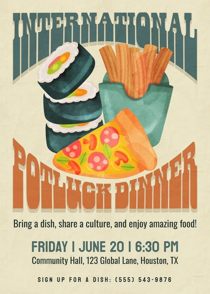 Potluck Dinner Event
