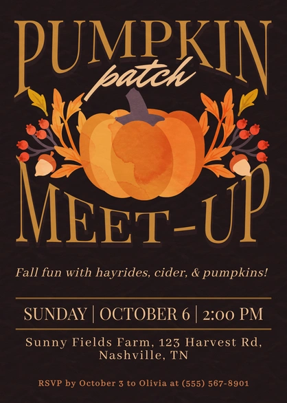 Fall festival gathering