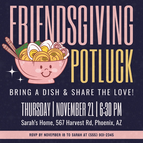 Friendsgiving Potluck