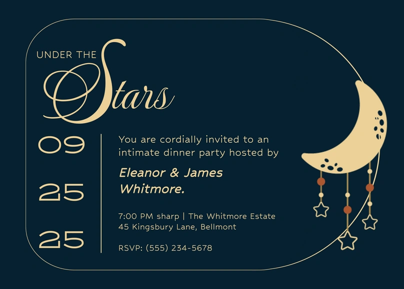 Invitation for Dinner Party
