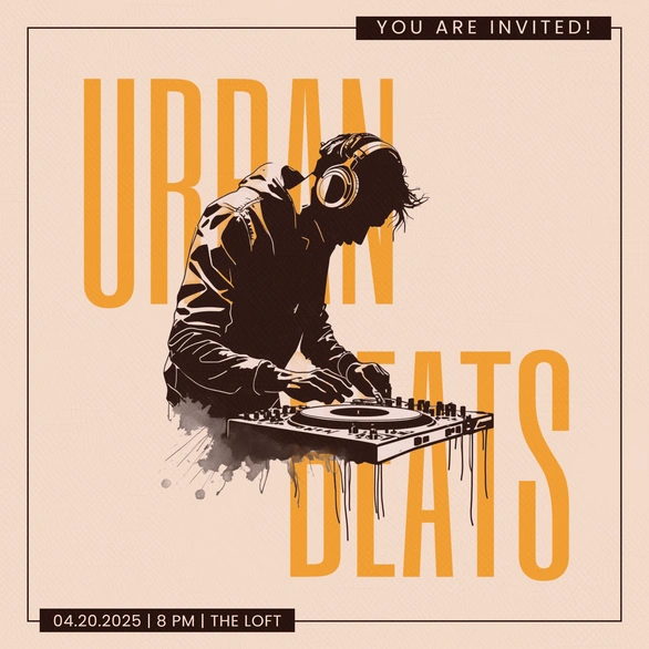 DJ Event Invitation