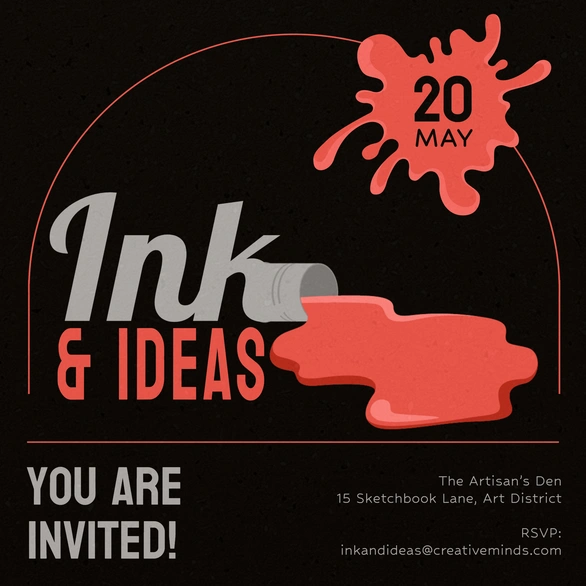 Art Event Invitation