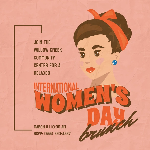 Women's Day Event Invitation